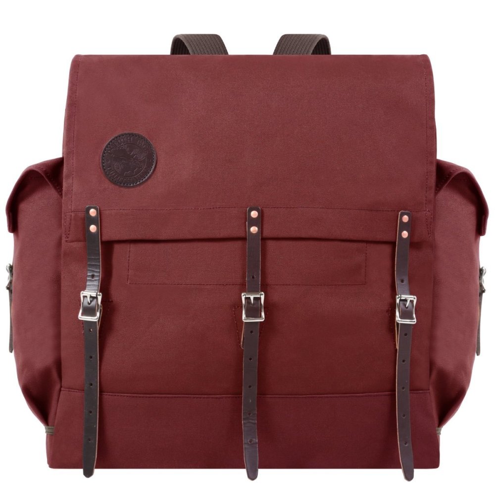Duluth Pack 47 Liter Capacity Burgundy Canvas #3 Cruiser Backpack Only - Ascmtools