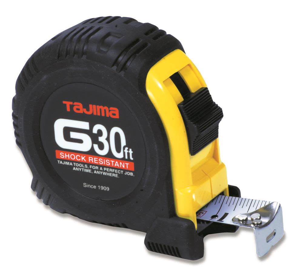 Tajima 30 Ft. Easy-To-Read Standard Scale Tape Measure - Ascmtools