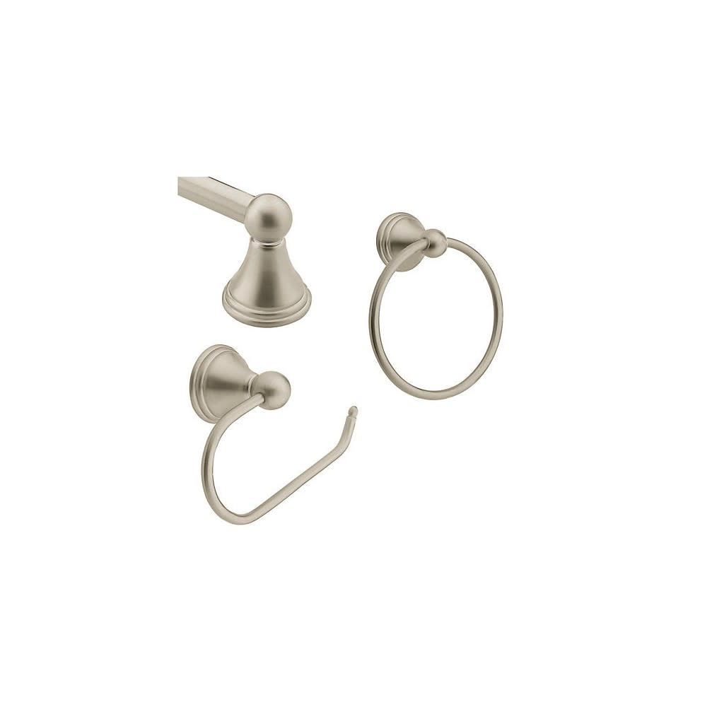 Moen Preston Brushed Nickel Csi 3 Piece Accessory Kit - Ascmtools