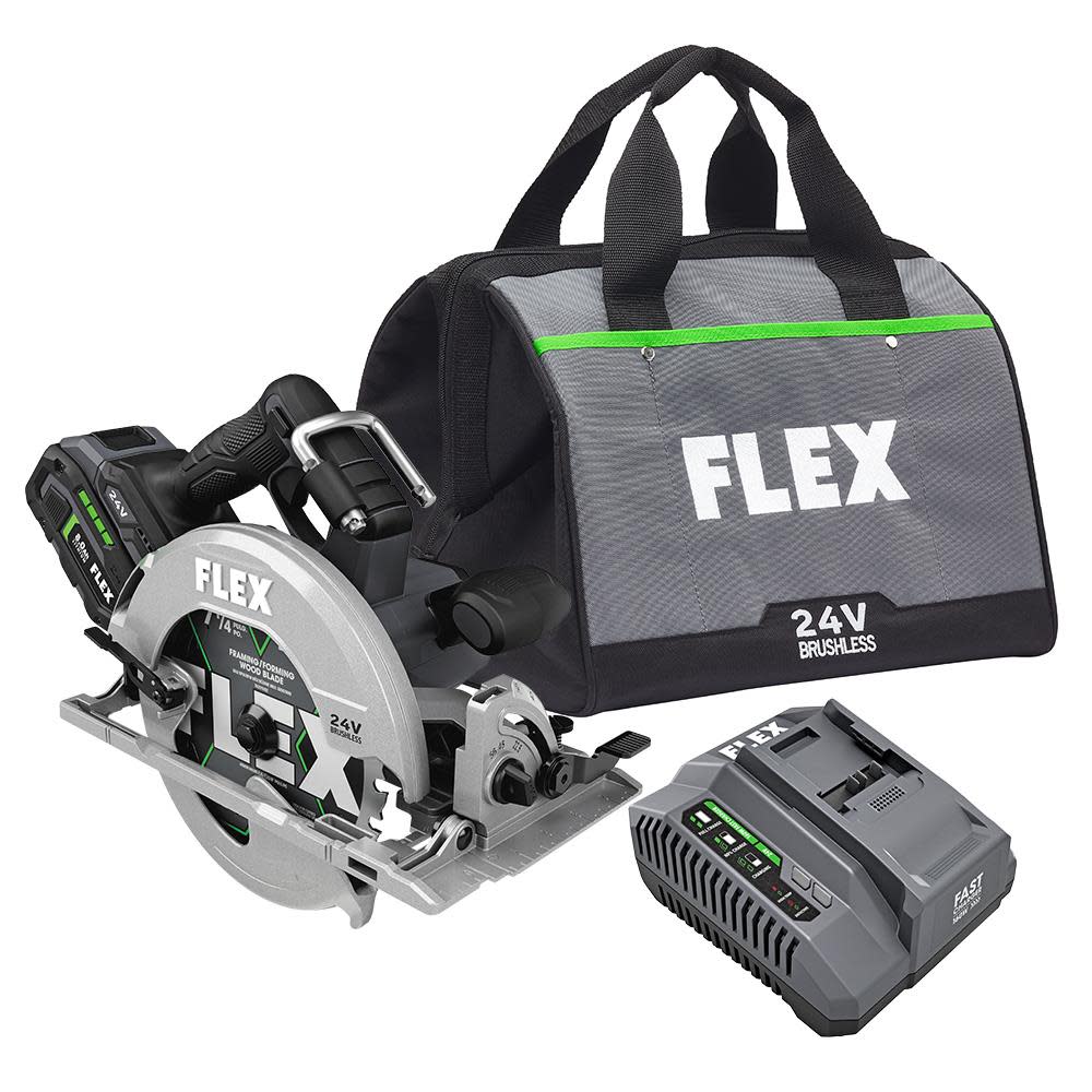 FLEX 24V 7-1/4-In Circular Saw Kit - Ascmtools