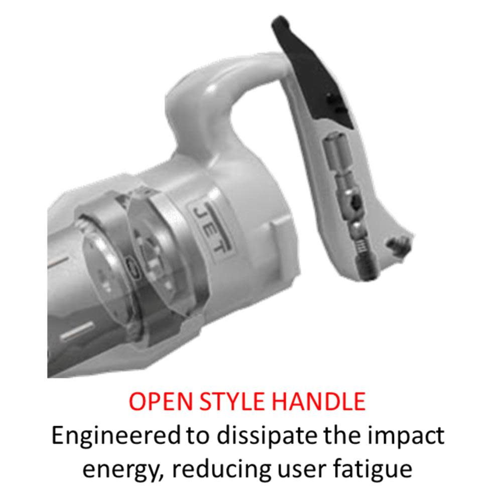 JET 2″ Open Handle Chipping Hammer Round Shank - Ascmtools