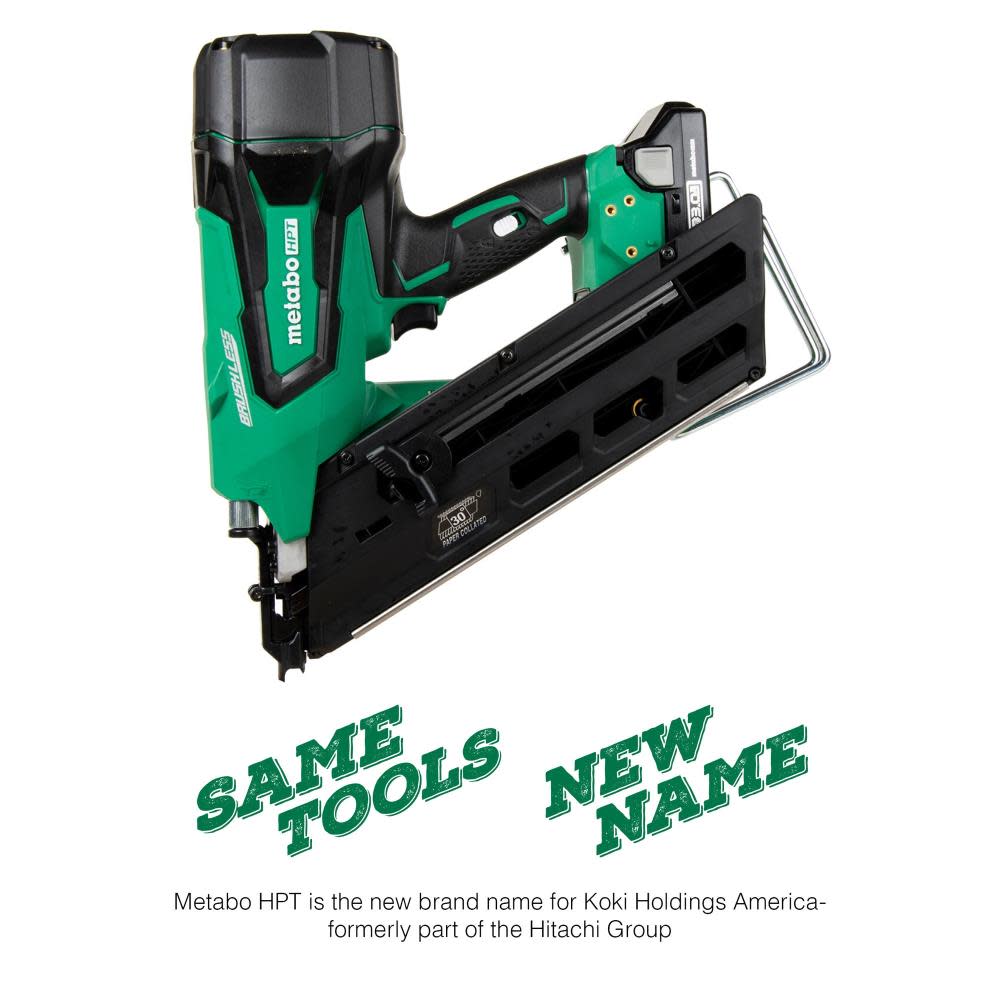 Metabo HPT 18 Volt Paper Collated Brushless Cordless Framing Nailer - Ascmtools