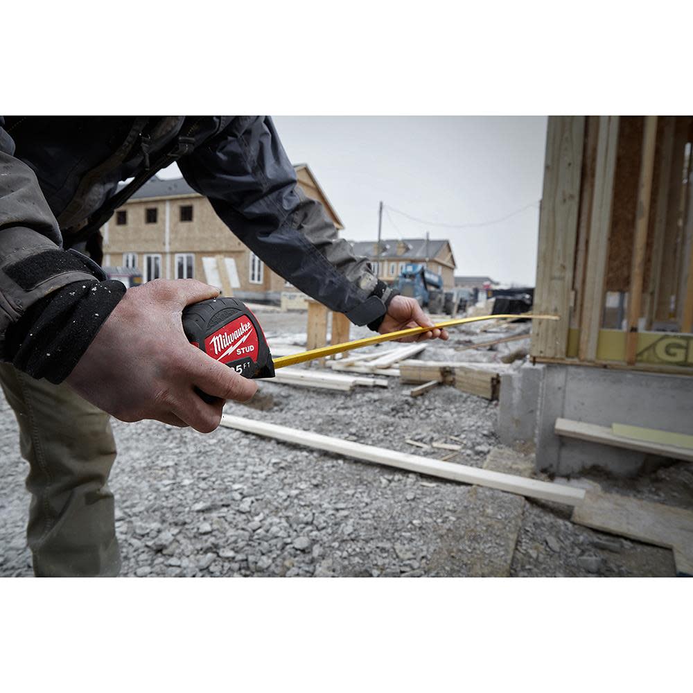 Milwaukee 35ft STUD Tape Measure - Ascmtools