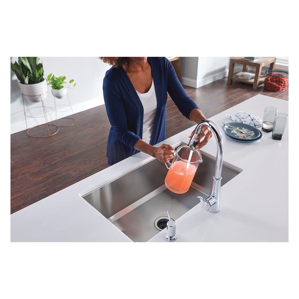 Moen Hadley Kitchen Faucet Chrome 1 Handle Pulldown - Ascmtools