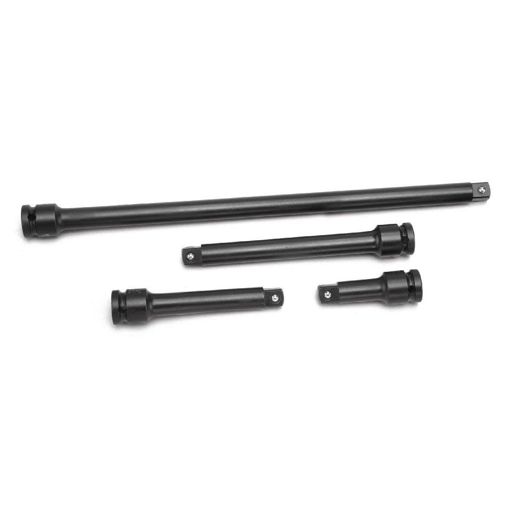 Grey Pneumatic 3/8″ Drive Standard and Deep Length Friction Ball Extension Set - Ascmtools