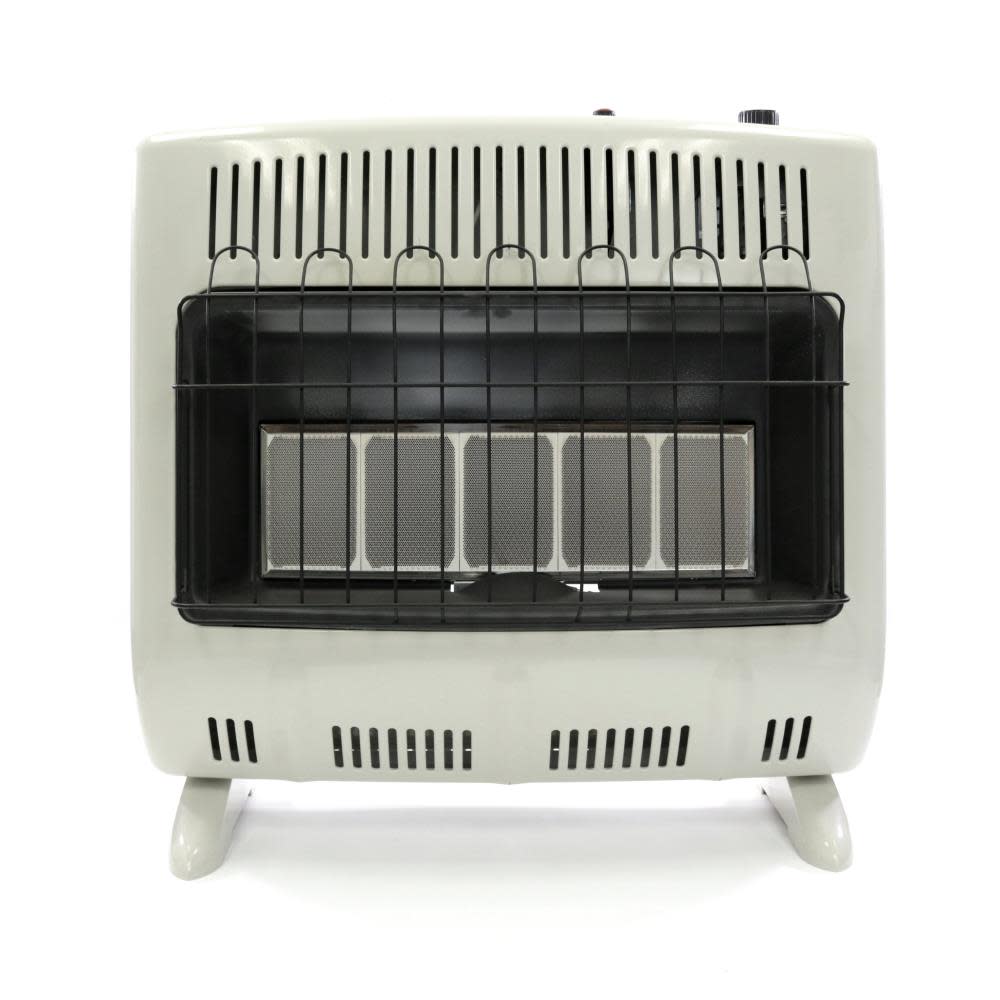 Heatstar 30000 BTU Vent Free Radiant Natural Gas Heater with Thermostat and Blower - Ascmtools