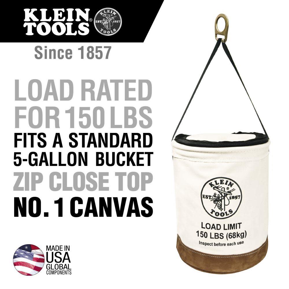 Klein Tools Heavy Duty Top Closing Bucket 22″ - Ascmtools