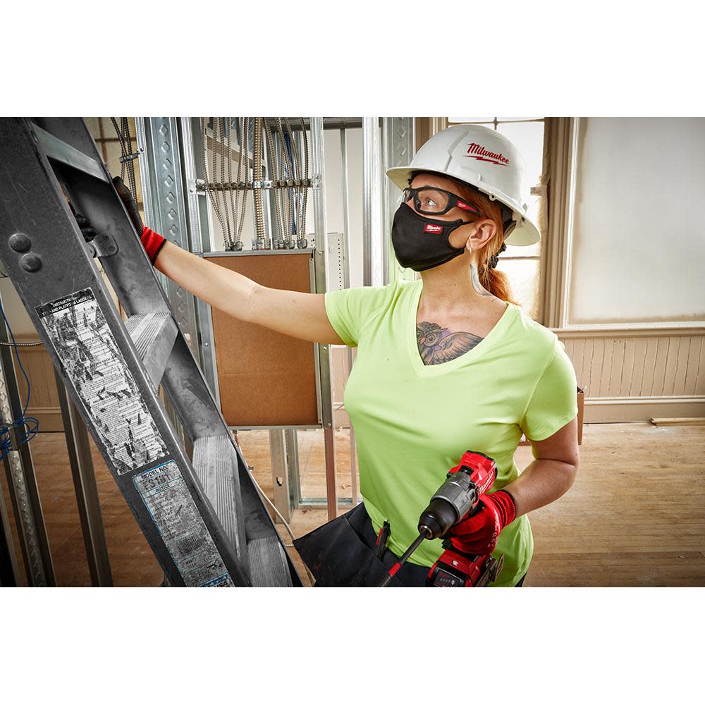 Milwaukee 3PK L/XL 3-Layer Performance Face Mask - Ascmtools