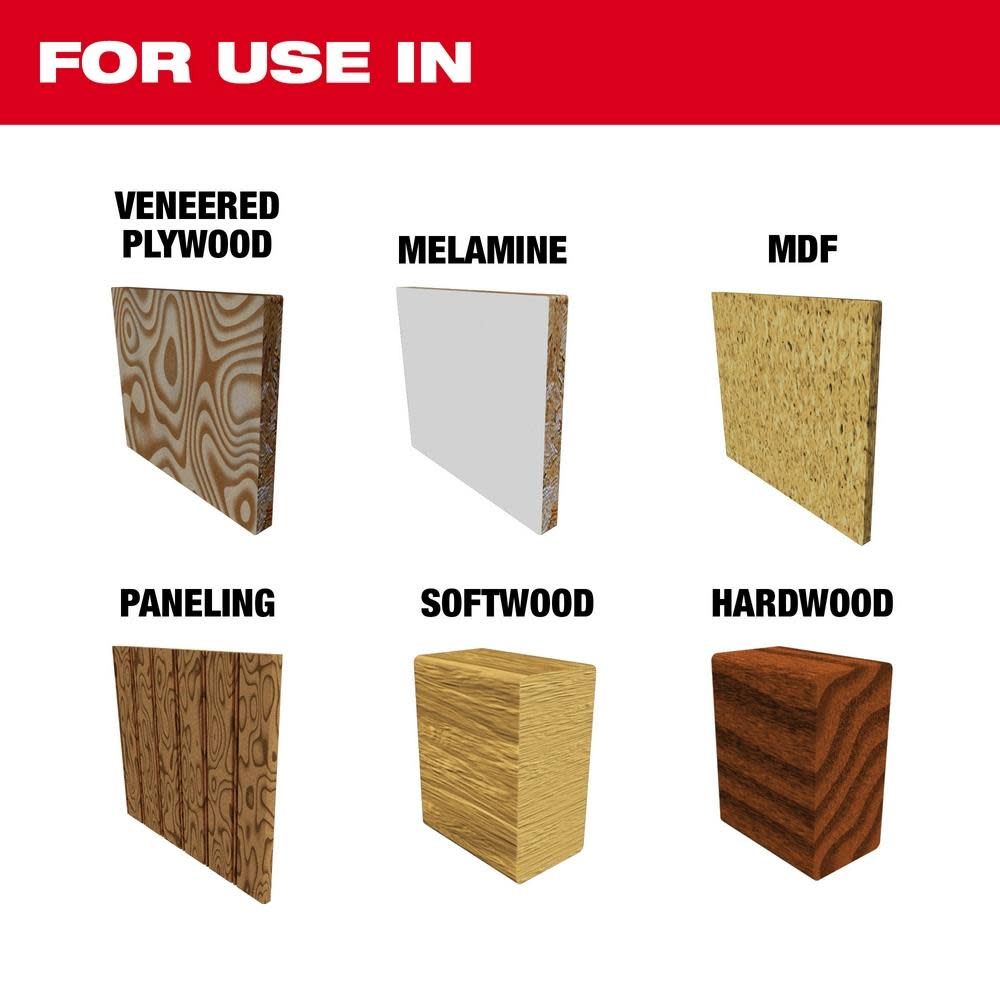 Milwaukee 6 1/2 40T Finish Track Saw Blade - Ascmtools