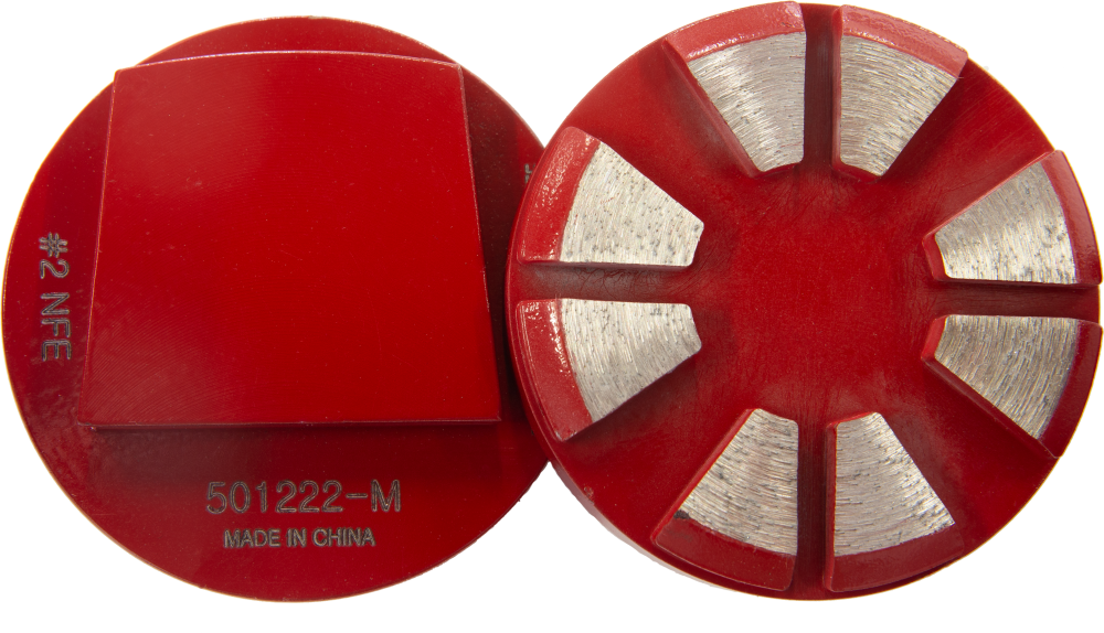 National Flooring Equipment Medium Bond Metal Grinding Disks – 80 Grit 8mm - Ascmtools
