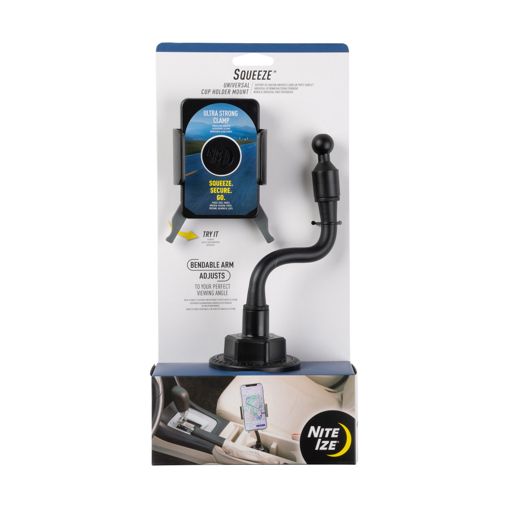 Nite Ize Squeeze Universal Cup Holder Mount - Ascmtools