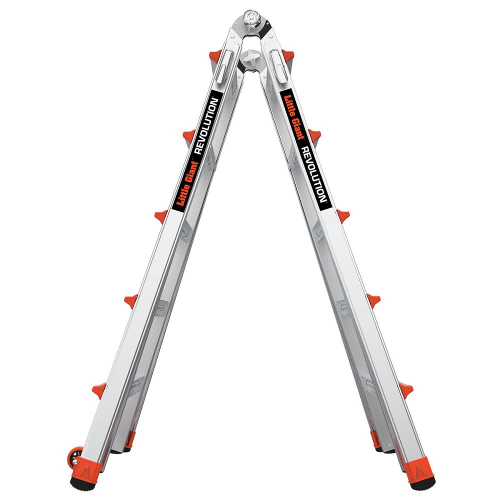 Little Giant Safety Multi Position Ladder 22′ Telescoping Type IA with Project Tray Bundle - Ascmtools
