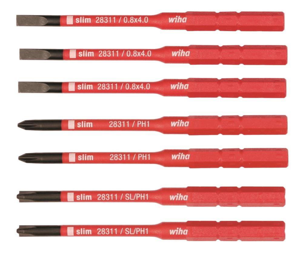 Wiha Insulated SlimLine Blade 7 Pc. Set - Ascmtools