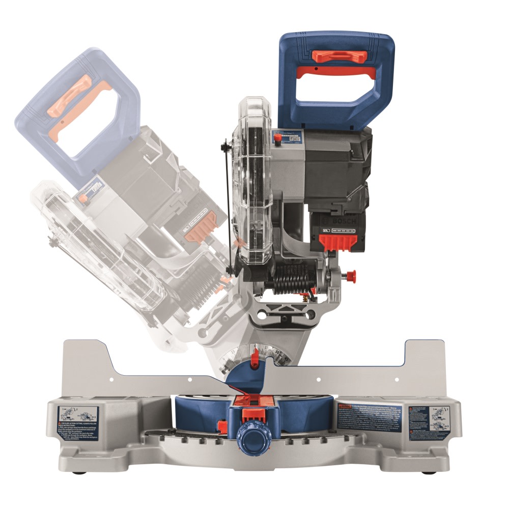 Bosch PROFACTOR 18V Surgeon Miter Saw Kit 7 1/4″ Single Bevel Slide with CORE18V 8.0 Ah PROFACTOR Performance Battery - Ascmtools