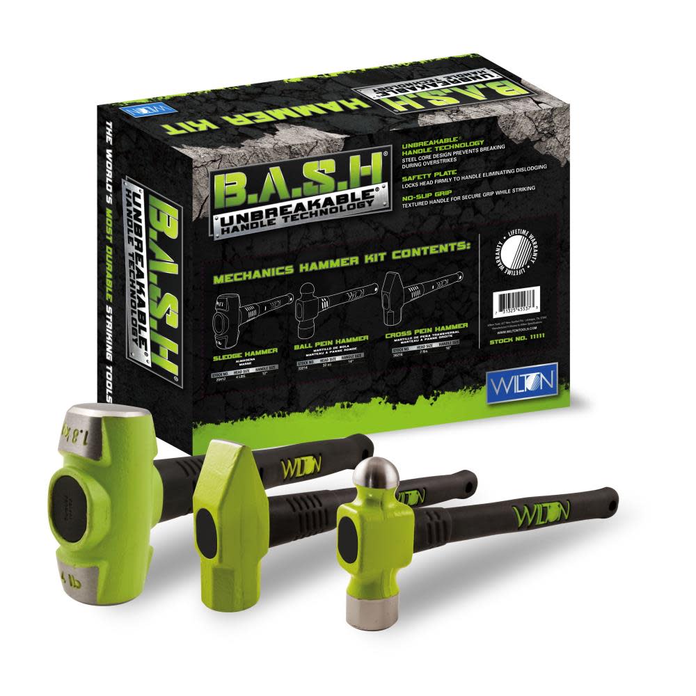 Wilton B.A.S.H Mechanics Hammer Kit - Ascmtools