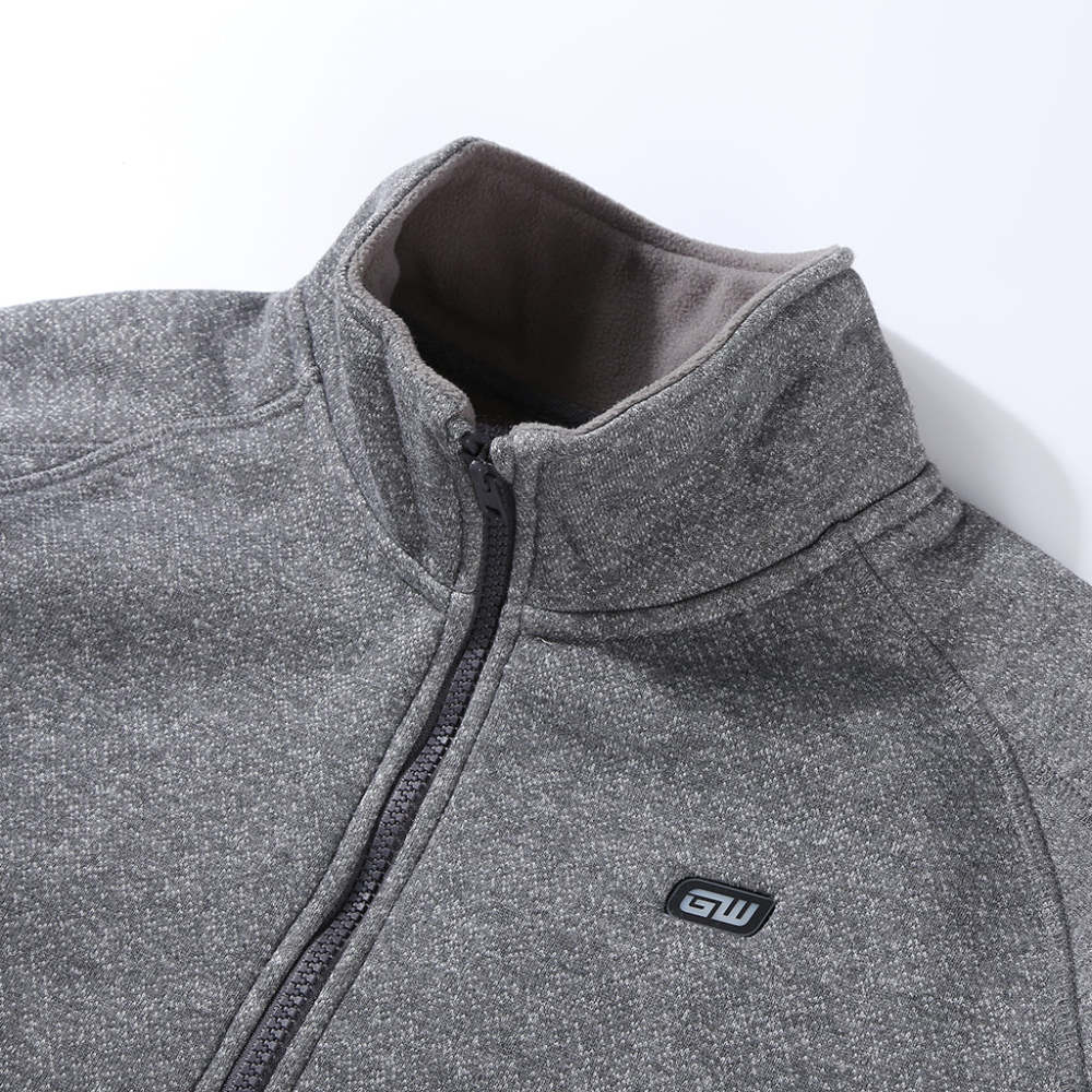 GEARWRENCH Mens Gray Heated Fleece Jacket Kit XL - Ascmtools