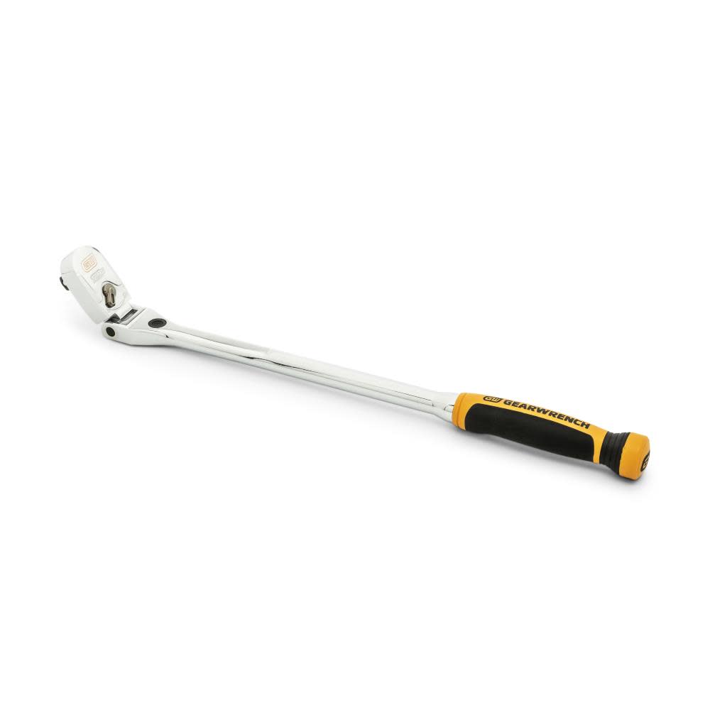 GEARWRENCH Ratchet 1/2″ Drive 120XP Dual Material Handle Locking Flex Head 19″ - Ascmtools