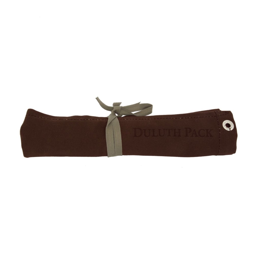 Duluth Pack Brown Canvas Utensil Roll - Ascmtools