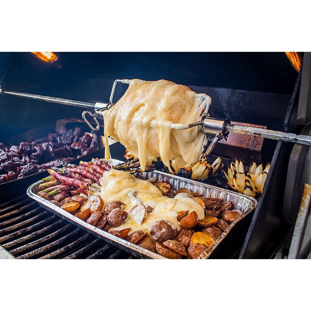 Napoleon Rotisserie Fork Food Grade Stainless Steel Commercial Quality - Ascmtools