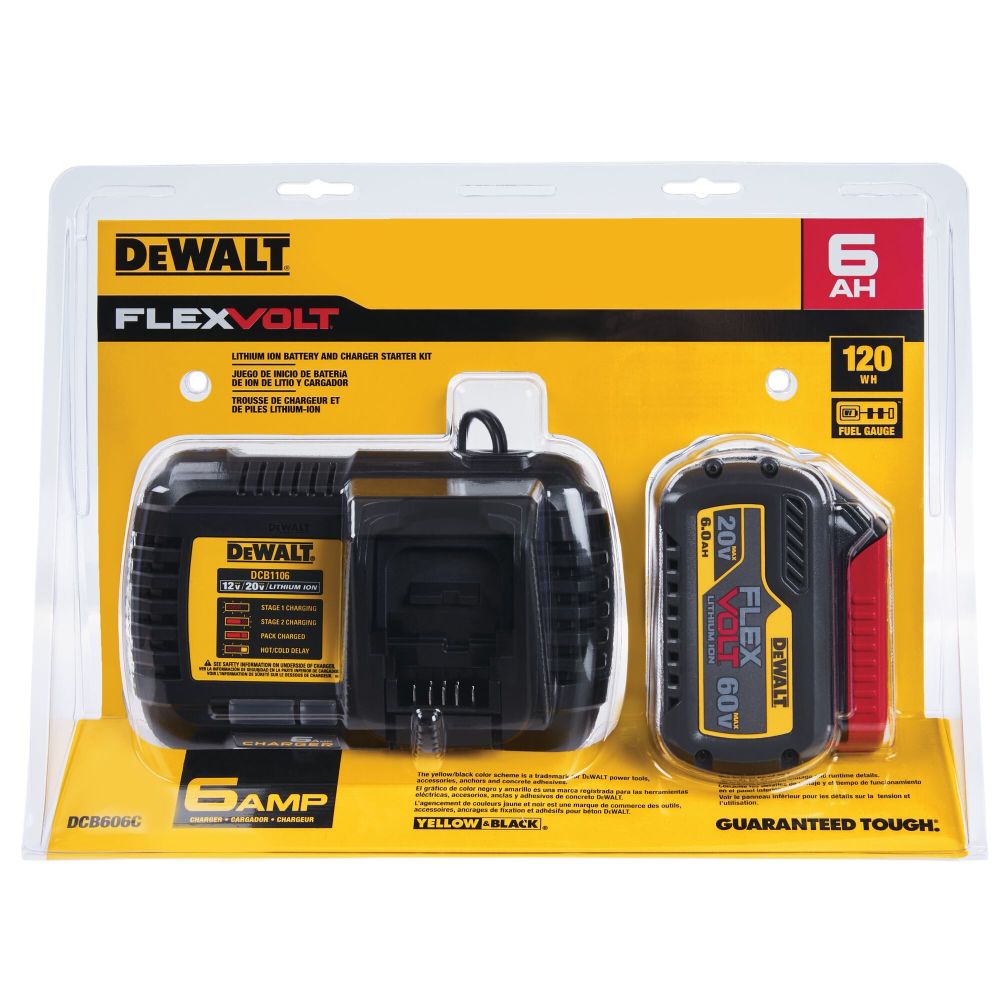 DEWALT FLEXVOLT 20V/60V MAX Lithium Ion Starter Kit - Ascmtools