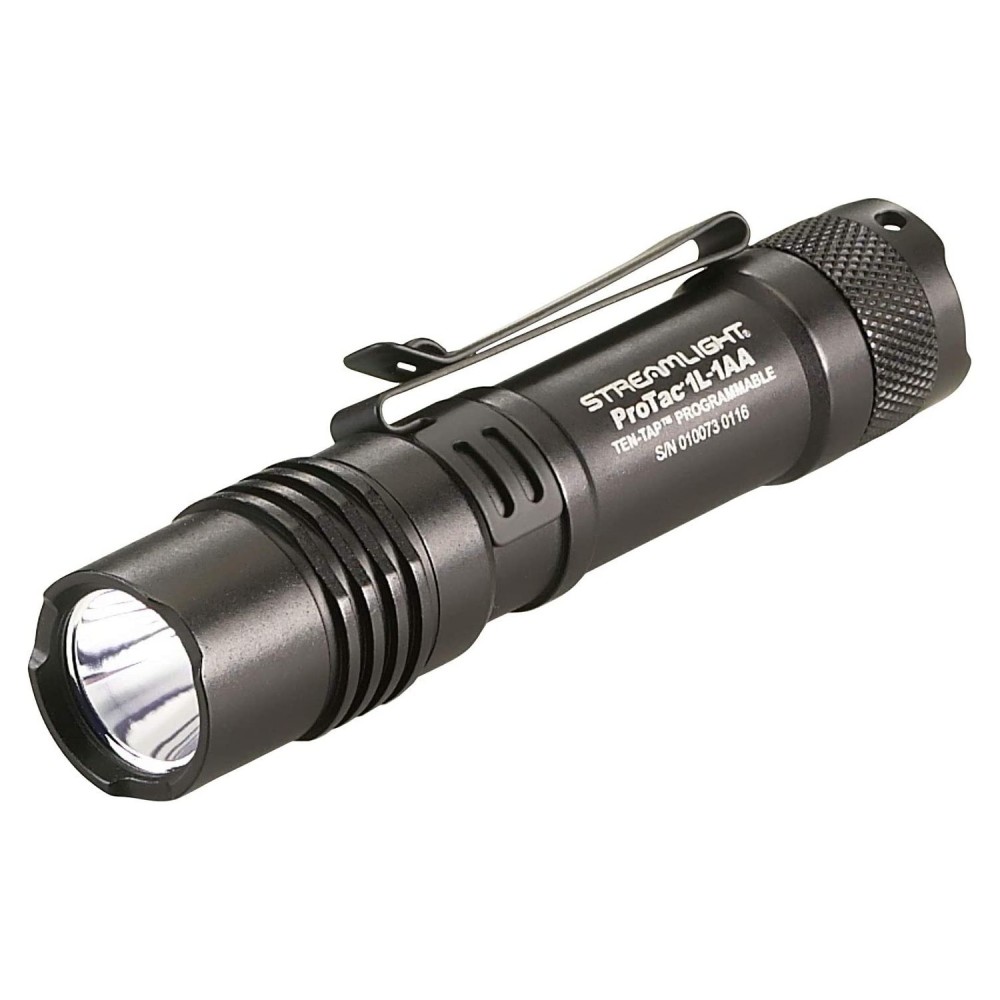 Streamlight ProTac 1L-1AA Black Dual Fuel Flashlight - Ascmtools