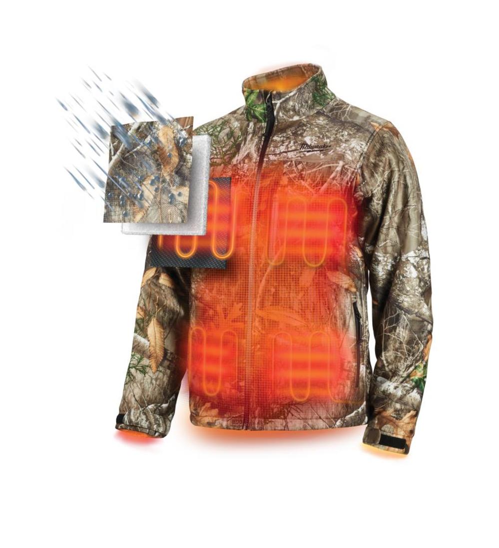 Milwaukee M12 Heated QuietShell Jacket Kit L (RealTree Camo) - Ascmtools