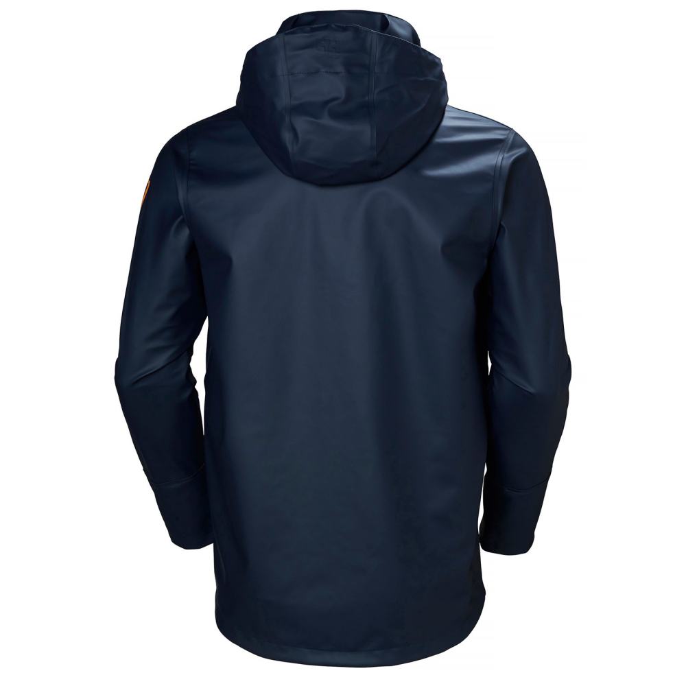 Helly Hansen PU Gale Waterproof Rain Jacket Navy Medium - Ascmtools