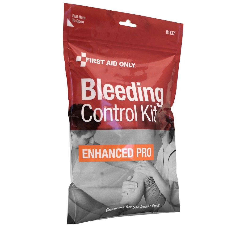 First Aid Only Enhanced Pro Bleeding Control Kit - Ascmtools
