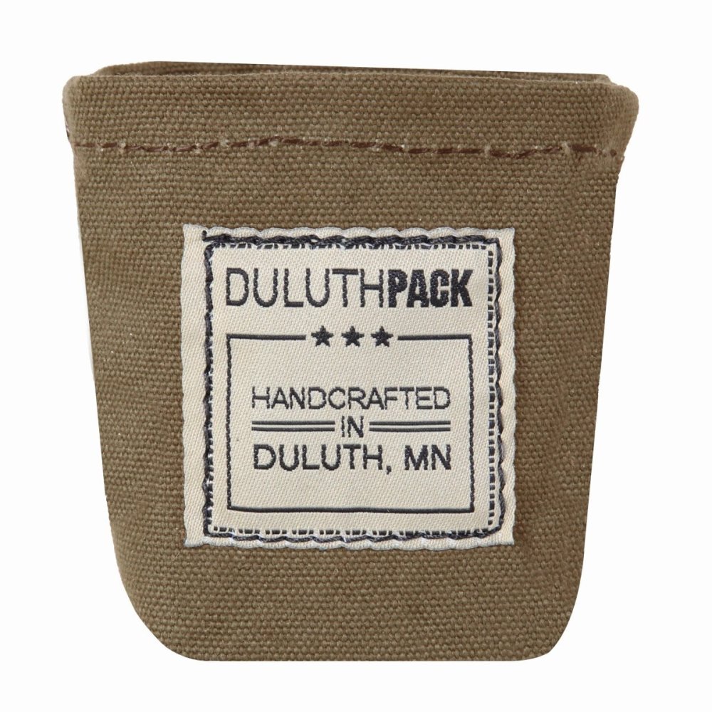 Duluth Pack Wax Khaki Canvas Can Cooler - Ascmtools