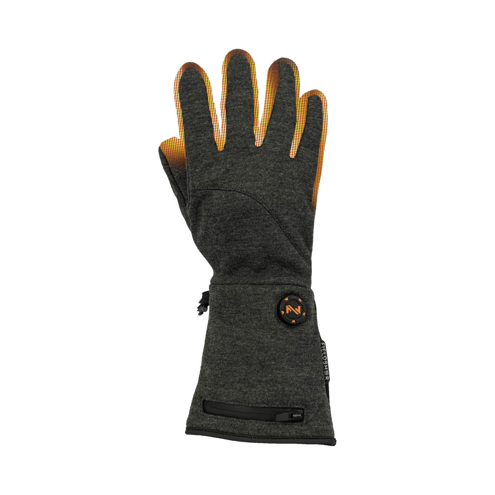 Mobile Warming Thermal Heated Gloves Unisex 7.4V Black XL - Ascmtools