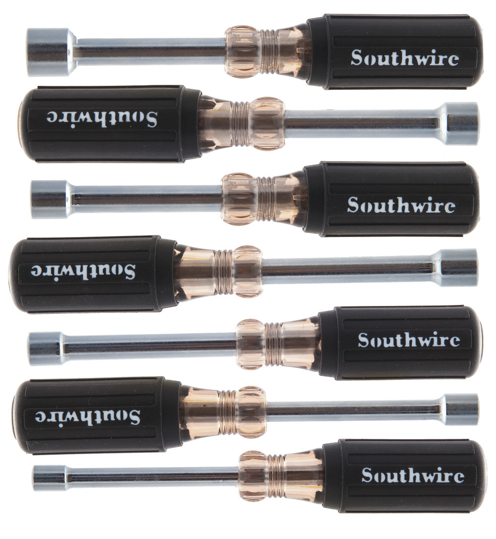 Southwire 7-Piece Hollow-Shaft Nut Driver Set with 3″ Shanks - Ascmtools
