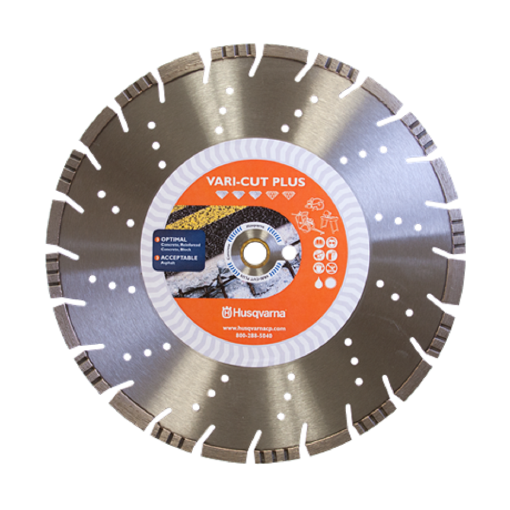 Husqvarna 14″ Vari-Cut Plus Diamond Blade - Ascmtools