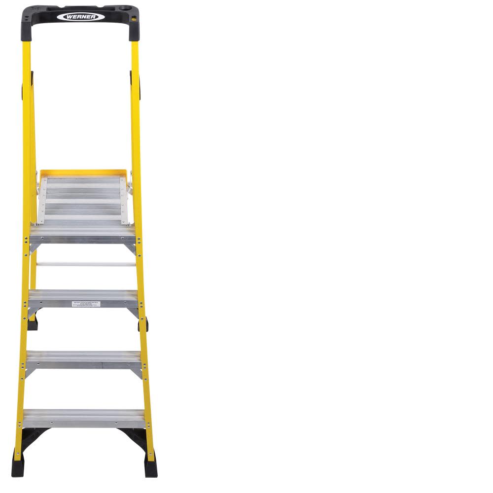 Werner Podium 4-ft Fiberglass 375-lb Type IAA Step Ladder - Ascmtools