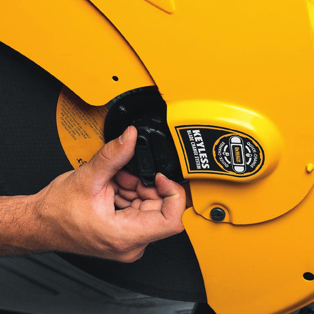 DEWALT HEAVY-DUTY 14″ 5.5HP CHOP SAW WITH QUICK-CHANGE (D28715) - Ascmtools