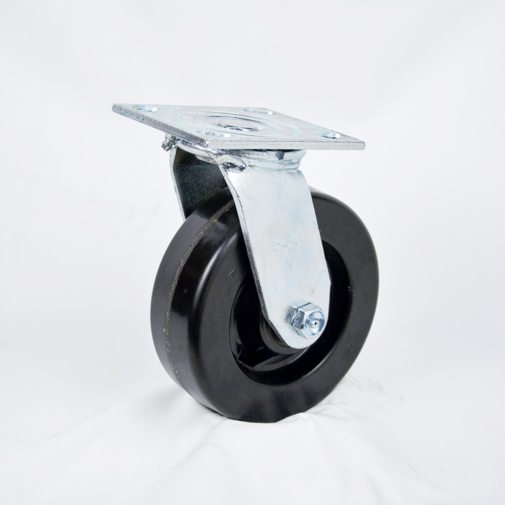 EZ Roll Casters 6 In. Phenolic Swivel Caster - Ascmtools