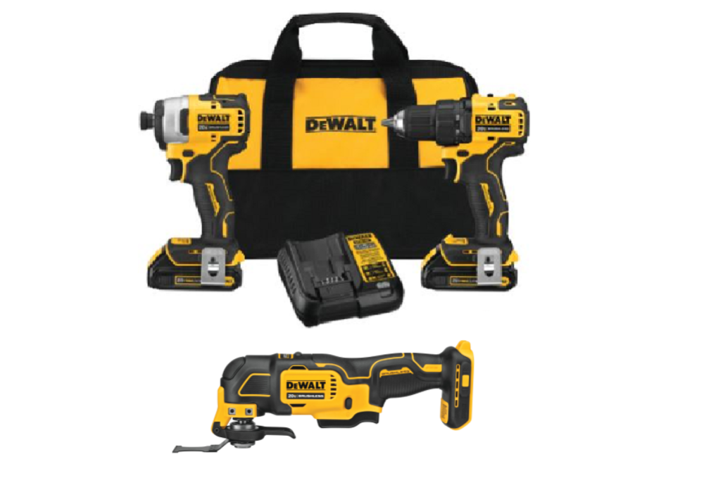 DEWALT Atomic 20V MAX 3 Tool Combo Kit - Ascmtools