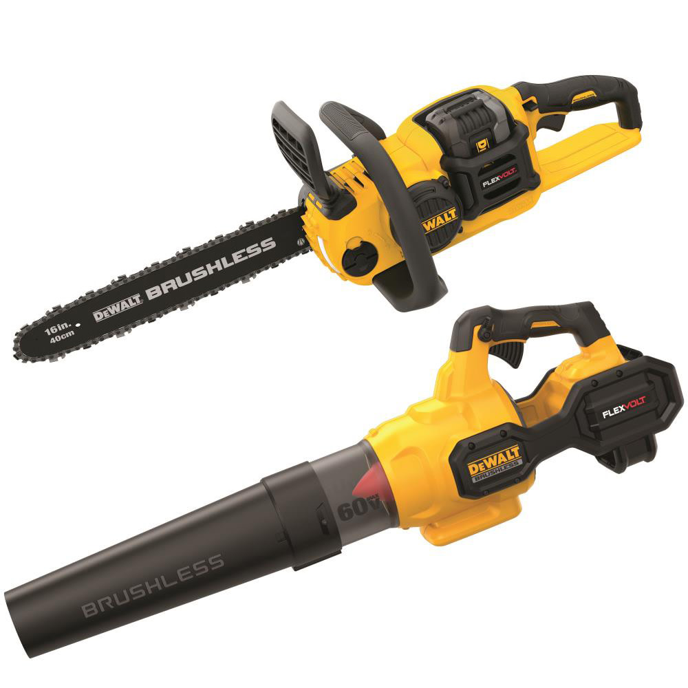 DEWALT FLEXVOLT 60 V MAX 16″ Chainsaw and Blower Bundle - Ascmtools
