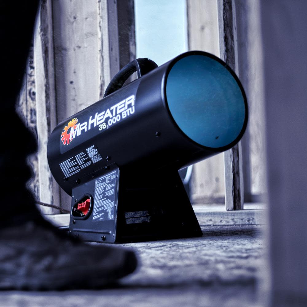 Mr Heater 38000 BTU Quiet Burner Technology Forced Air Propane Heater - Ascmtools