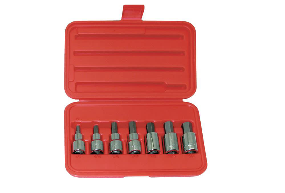 Wright Tool 1/2 In. Dr. 7 pc. Hex Bit Socket Set - Ascmtools