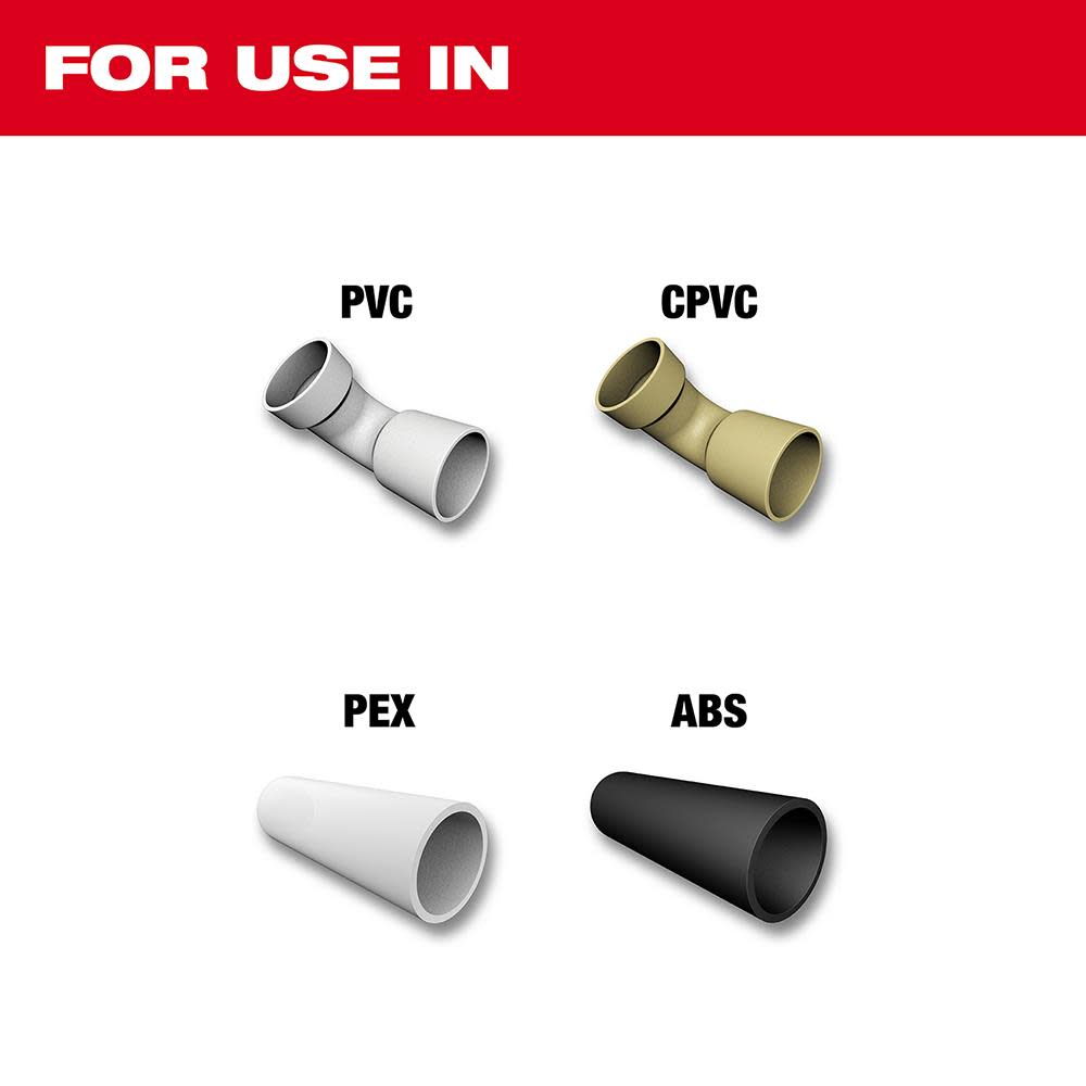 Milwaukee Large Diameter PEX Cutting Wheel - Ascmtools