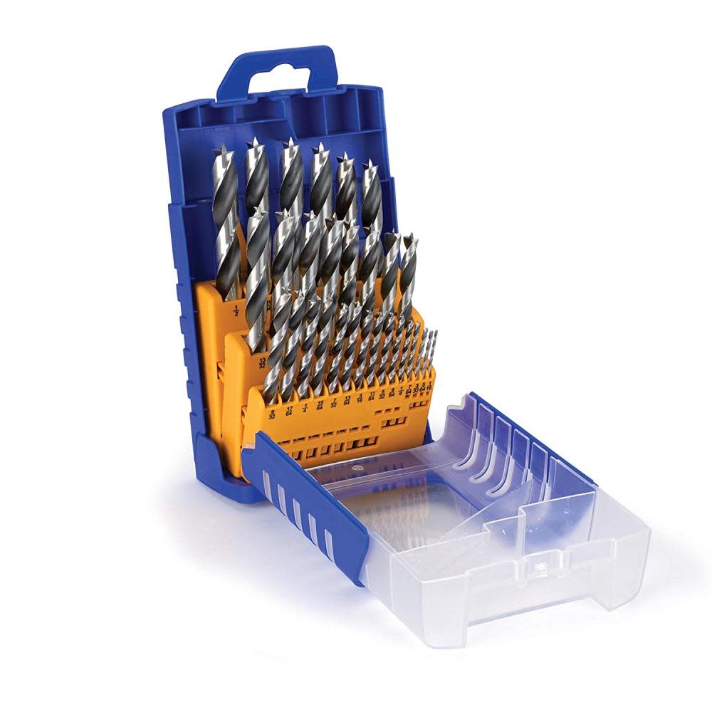 Fisch Chrome Vanadium Wood Twist Drill 29-Piece Set - Ascmtools