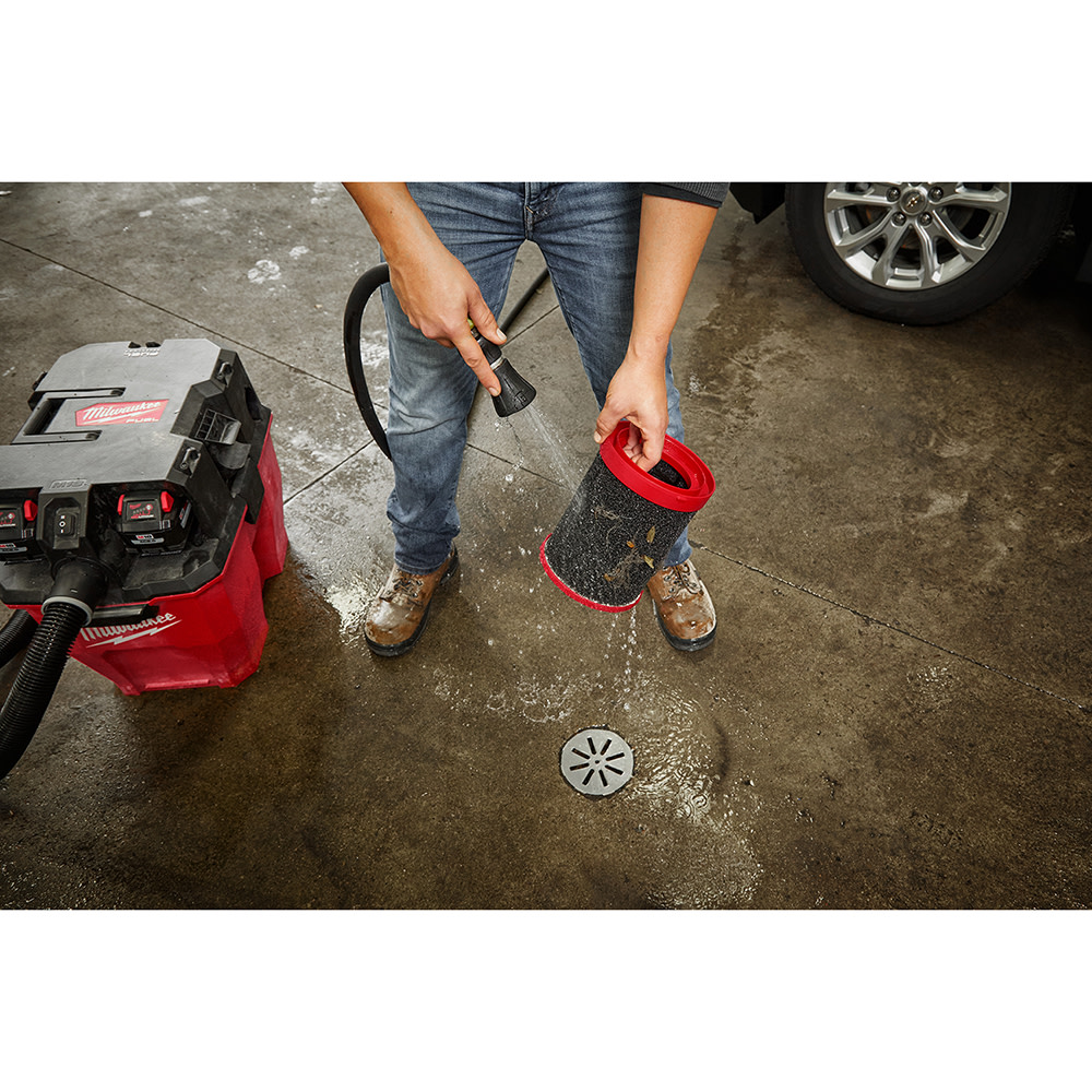 Milwaukee Large Wet/Dry Vacuum Foam Wet Filter - Ascmtools