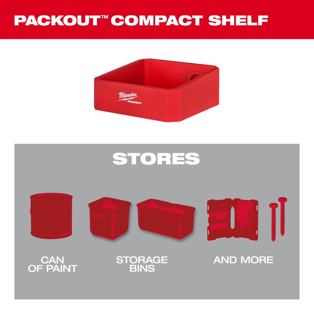Milwaukee PACKOUT Compact Shelf - Ascmtools