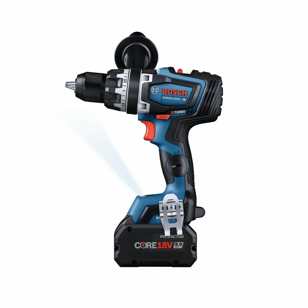 Bosch PROFACTOR 18V Connected Ready 1/2″ Hammer Drill/Driver Kit - Ascmtools