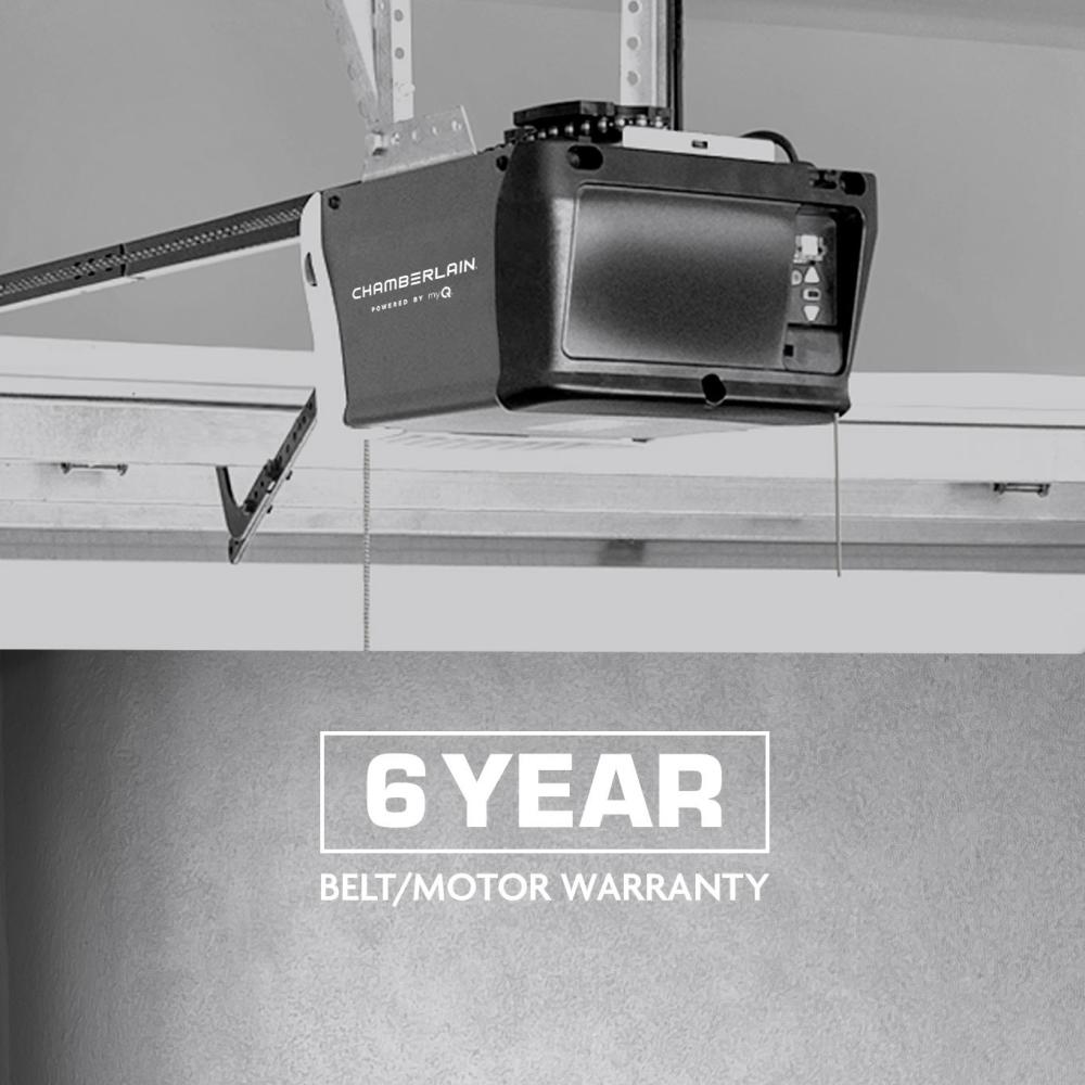 Chamberlain Garage Door Opener 1/2 HP Wi-Fi Quiet Belt Drive with Battery Backup - Ascmtools