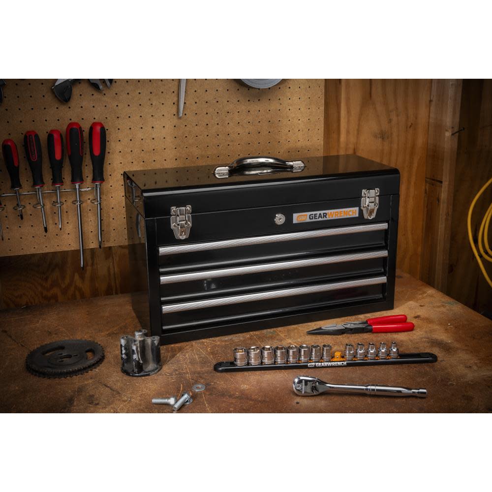 GEARWRENCH Tool Box 20″ 3 Drawer Steel - Ascmtools