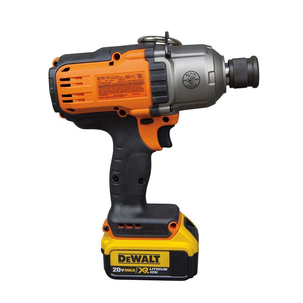 Klein Tools Cordless Impact Wrench Kit 7/16″ - Ascmtools