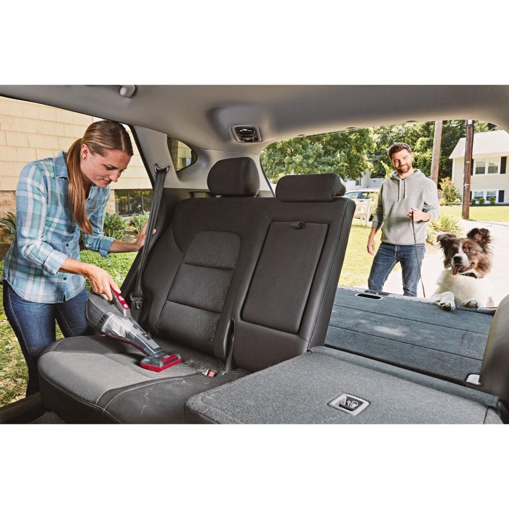 Black and Decker DUSTBUSTER Handheld Vacuum for Car Cordless Gray - Ascmtools