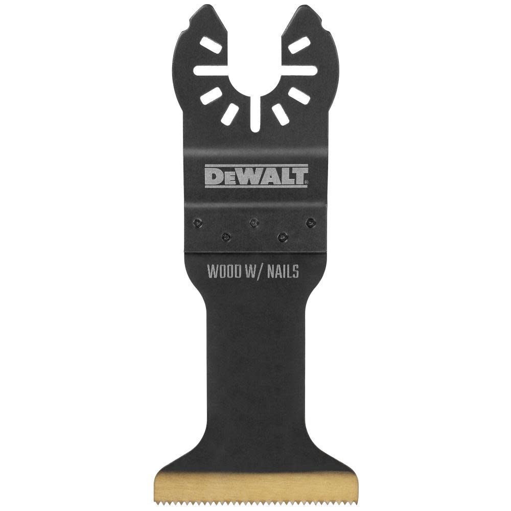 DEWALT Wide Titanium Oscillating Wood with Nails Blade - Ascmtools