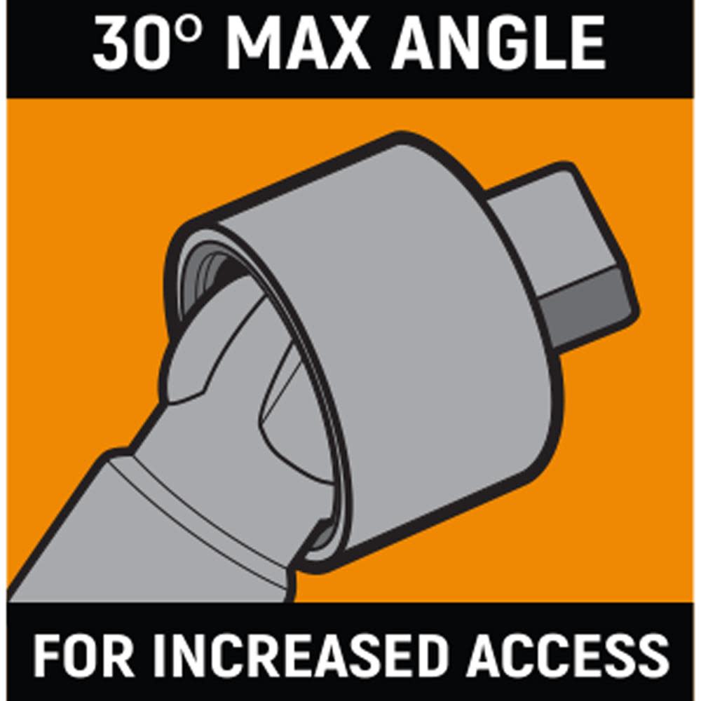 GEARWRENCH 3/8″ Drive X-Core Pinless Universal Joint Impact Extension 9″ - Ascmtools